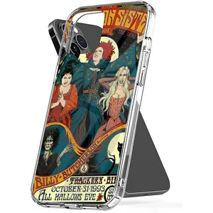 Phone Case Shockproof Sisters Cover Hocus Accessories Pocus Halloween TPU Fall Compatible with iPhone SE 7 8 X XR 11 12 13 14 15 16 Plus Mini Pro Max Samsung Galaxy Note S9 S10 S20 S21 Ultra Plus Protection Protector