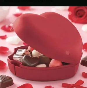 heart-shaped snack mold