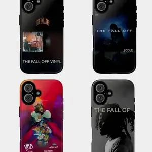 J Cole The Fall Off Album Cover Rap Hip Hop Music Artist Fan Merch Graphic Art Trendy Tough Phone Case. Edgy Streetwear Aesthetic Heavy Duty Shockproof Protective Smartphone Cover for iPhone 17 Pro Max 16 Air 15 14 13 12 11.