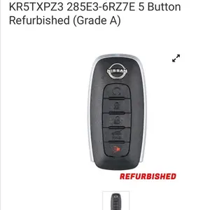 5-Button Smart Remote Key for 2025-2026 Nissan, Part Numbers KR5TXPZ3, 285E3-6RZ7E