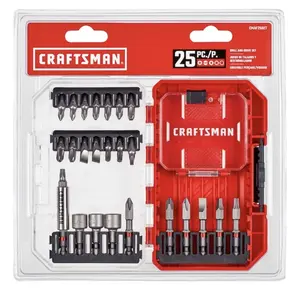 CRAFTSMAN Screwdriver Bit Set 25 -Piece