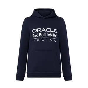 Red Bull Racing F1 Core Overhead Hoodie - Flame Scarlet/Grey/Night Sky