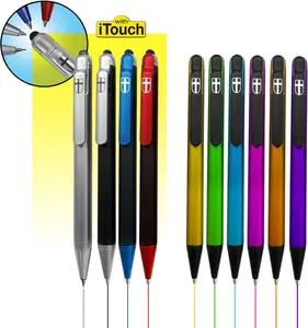G.T. Luscombe Company, Inc. 10 Piece Inductive Bible Study Pen/Pencil Set | No Smearing or Fading | Cross Imprint | No Bleed Pigmented Ink Black, Blue, Red, Yellow, Green, Pink, Orange, Violet