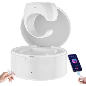 Wireless Bluetooth Fingertip Remote Control Ring, Page Turner App (White)