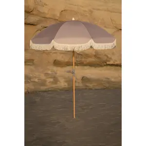 Vintage Dune Fringe Tassel Patio & Beach Umbrella