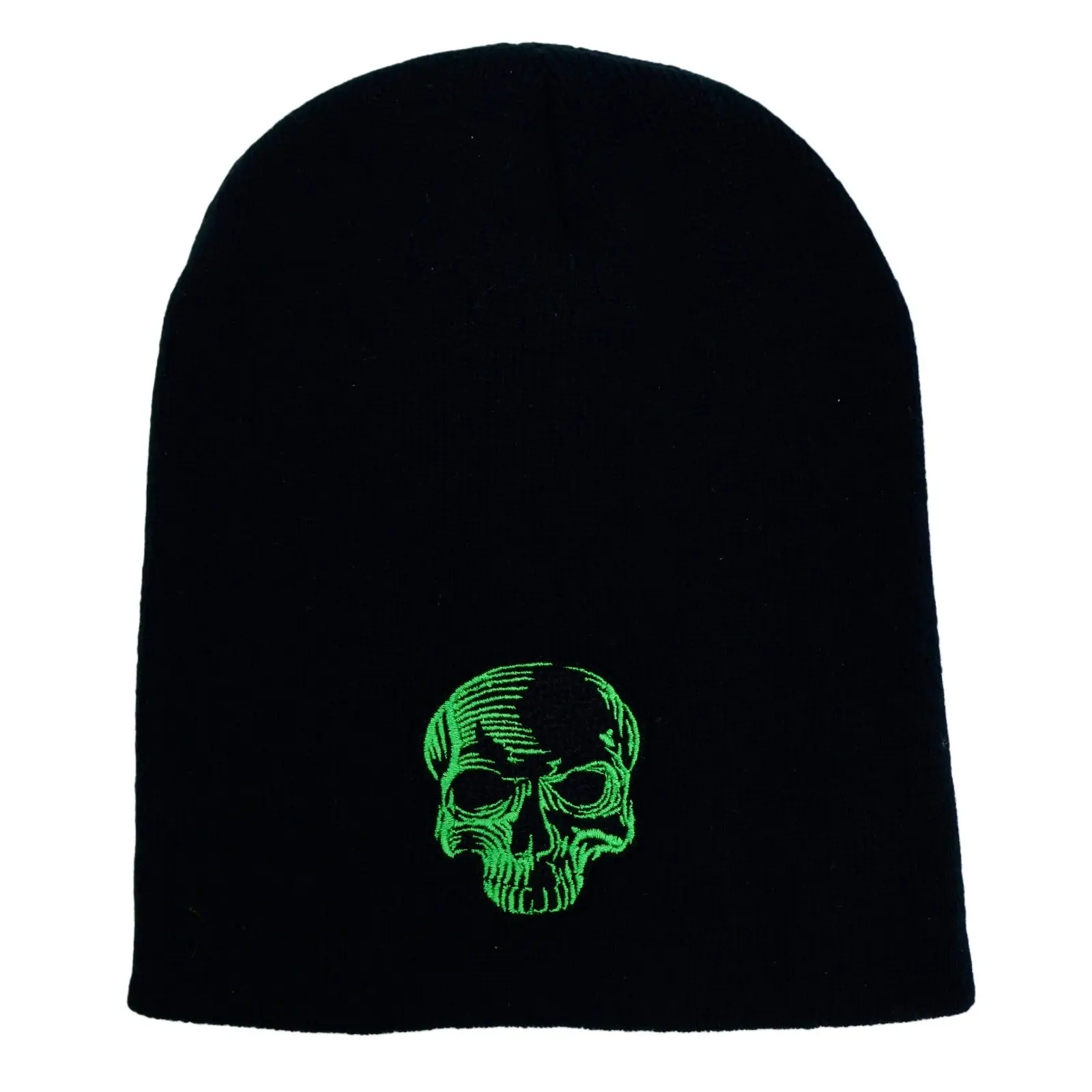 New- Toxic Green Skull Beanie New- Toxic Green Skull Beanie