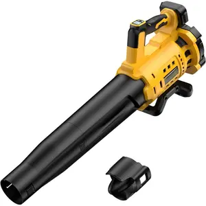 Cordless Leaf Blower for Dewalt 20V Max Battery, 480 CFM Electric Blower with Brushless Motor, 6 Variable Speed Up to 130MPH, Digital Display Control Handheld Blower for Lawn Care, Yard(No Battery)