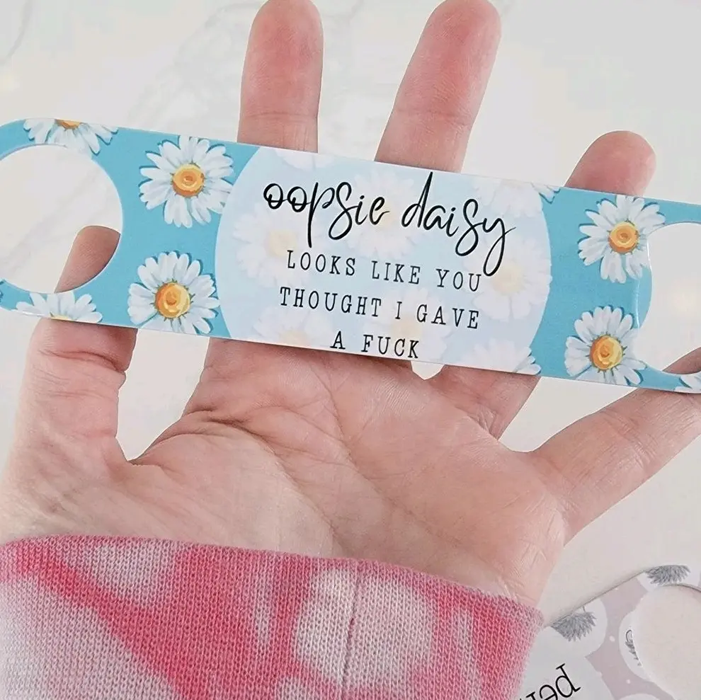 Oopsie Daisy Bottle Opener - Funny Bar Key - Bartender Gift - Bar Accessories Kitchen Utensils