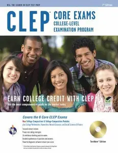 USED-CLEP Core Exams w/ CD-ROM (CLEP Test Preparation) by Dominic Marullo (Paperback)