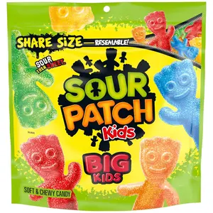Sour Patch Kids Big Kids Soft & Chewy Gummies, Share-Size Sweet Snack Food