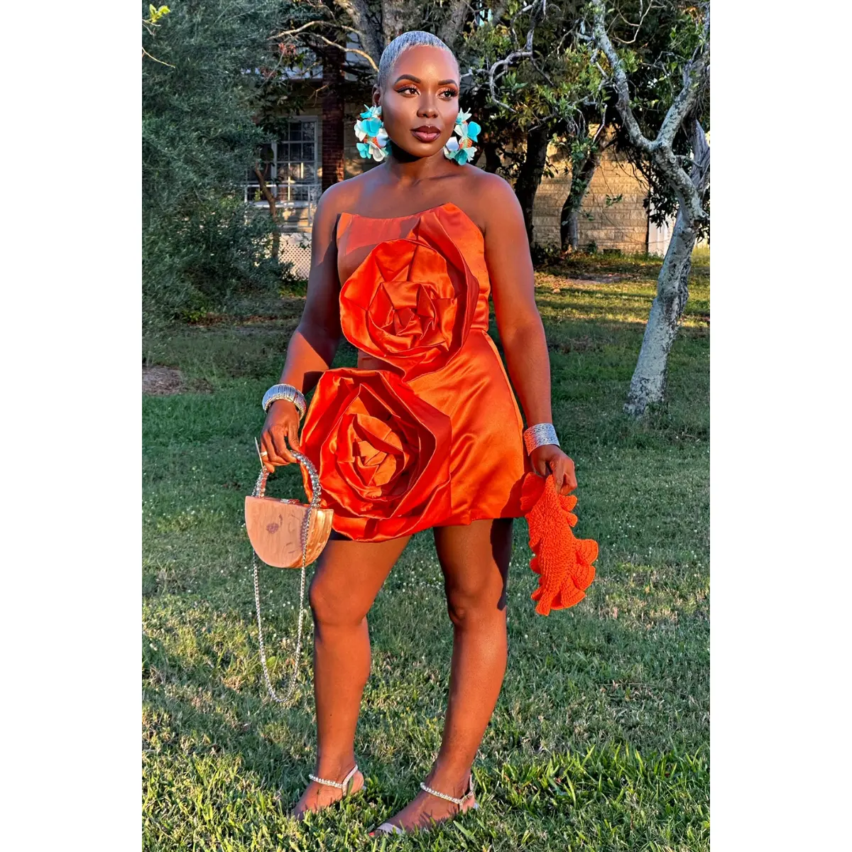 Floral Flame Dress