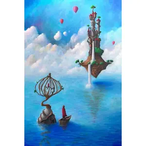 Floating Castle - Painting