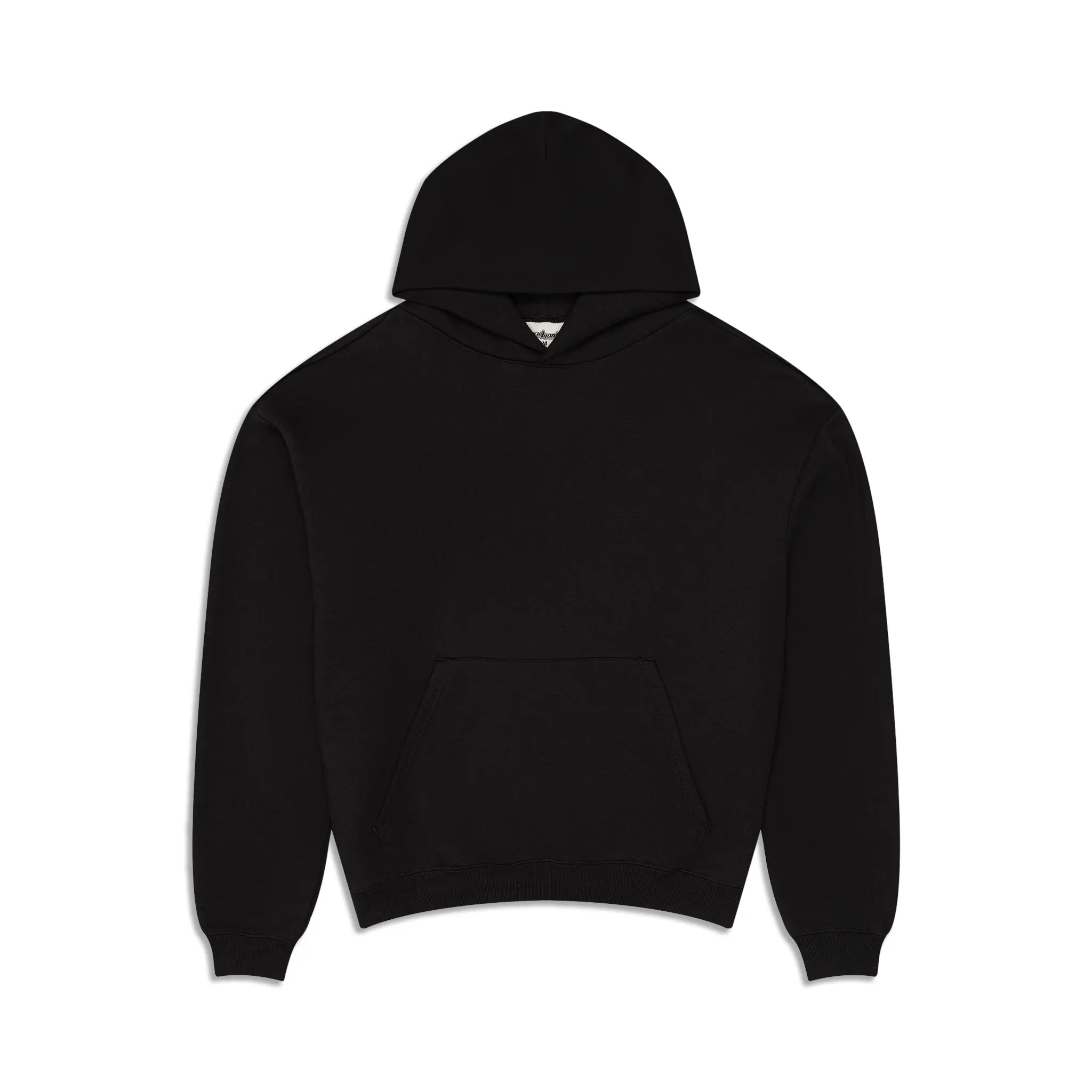 350 GSM 'Black' Fleece Hoodie