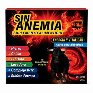 Iron & Vitamin B Complex Liquid Supplement – Energy & Wellness Support Formula, 10 Count Oral Ampoules 15ml Each
