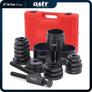【SummerVibes】Orion Motor Tech 24pc Wheel Bearing Press Kit, Front Wheel Drive Bearing Removal & Installation Tool Set, Bearing Puller Installer Remover with Sliding Screws & Bushings for Cars & Light Trucks-Steering Replacement Black