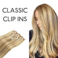 #16/22 Light Blonde Highlighted Golden Blonde