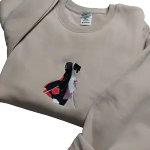 Itachi Sasuke Embroidery Shirt, Naruto Shirt, Anime Sweatshirt ENARU010