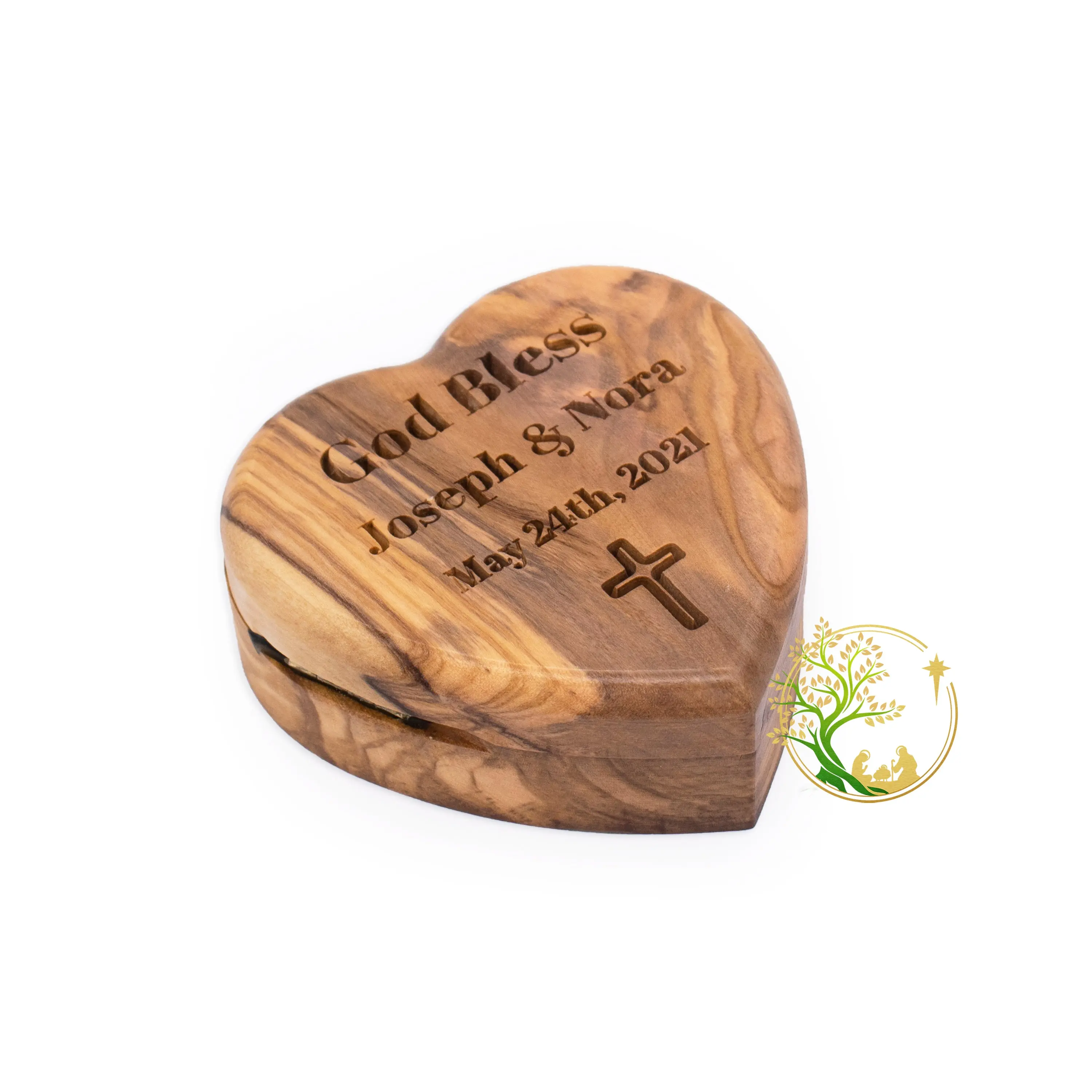 Wooden Heart Box - A Symbol of Love keepsakes box | Personalized heart box | Customized box | Heart trinket box Organiser Smooth Decorative Gift