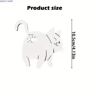 3-Pack Cat Butt Bread Clips, 3D Printed Funny Bag Sealer Set, Cute Animal Snack & Bread Storage Clips, Quirky Kitchen Gadget for Food Sealing, Pantry Organization & Gift