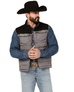Hooey Men's Packable Vest - Hv097gych