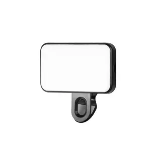 Portable Clip-On Ring Light, Selfie Light, Led Smartphone Light, Soft Beauty Lamp, for Phone, Computer, Makeup, Video Calls, Live Streaming, Vlog, Selfie Tablet