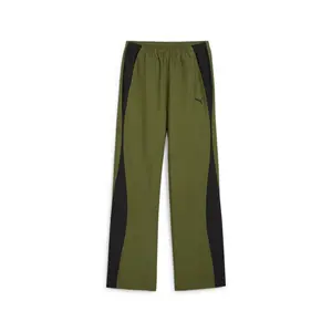 PUMA Womens Dare To Relaxed Parachute Pants Casual - Green