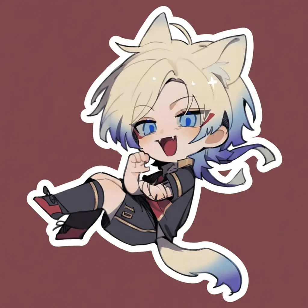Blue Lock Elite Striker Michael Kaiser Sticker