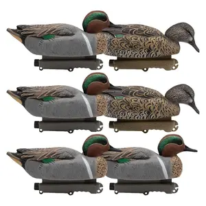 Final Approach HD Greenwing Teal Floaters, Decoy 6 Pack