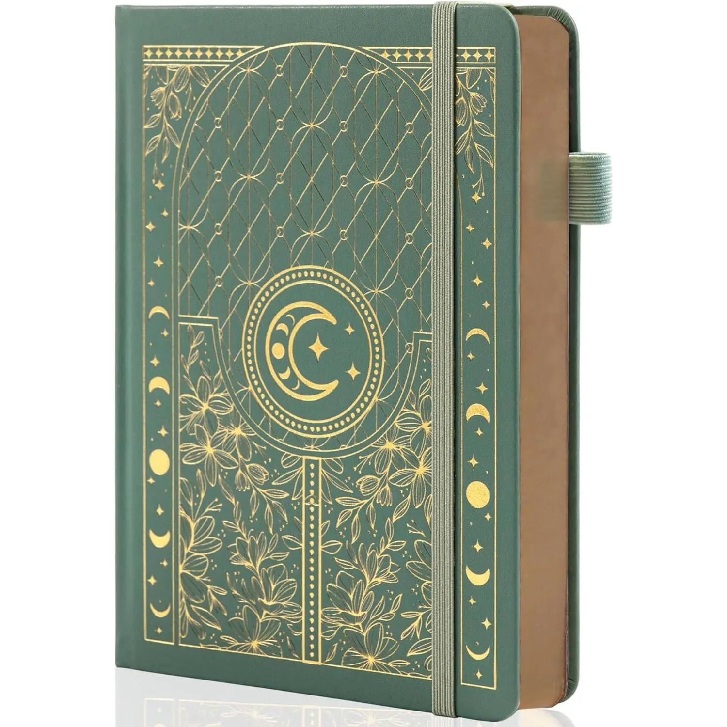 Dotted Journal Notebook, 160gsm 256 Numbered Thick Paper, A5 Hardcover Dotted Grid Diary for Women Men Work Writing,  dot Journaling, Drawing, 5.8 x 8.3 in