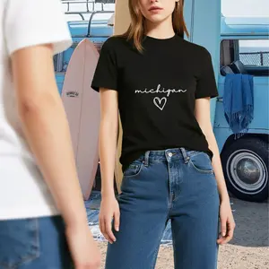 Casual Women T-Shirt Soft Lightweight Short Sleeve Summer TopsWomen's Casual Cotton T-Shirt Soft Short Sleeve Tee Top