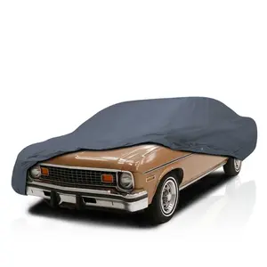 DaShield Ultimum Series Supreme Car Cover for Chevrolet Nova Chevy II 1962-1976 Coupe 2-Door All Weather Protection Semi Custom Fit Dust, Sun, Snow, Rain, Hail Protection Indoor/Outdoor