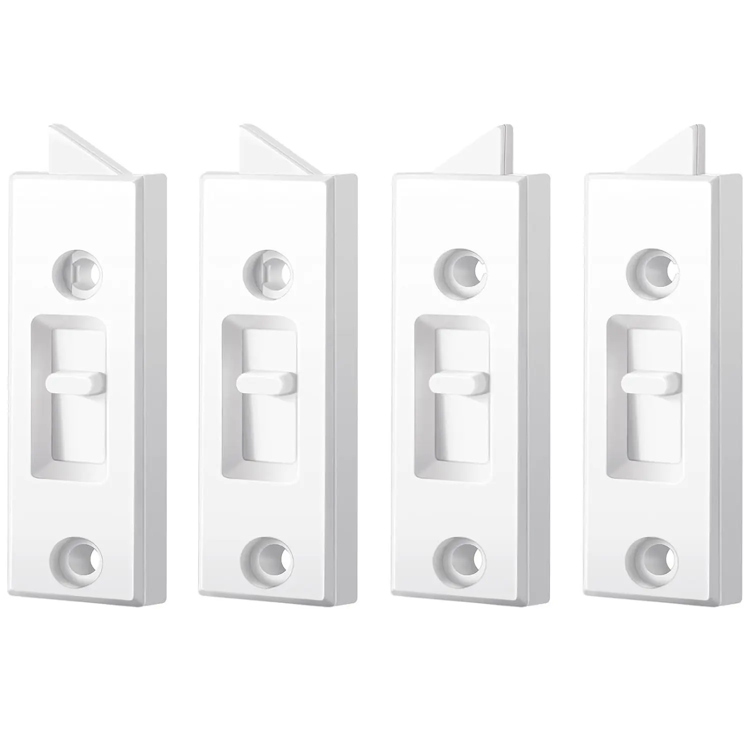 4 Pcs Window Latch Locks Hardware Tilt Latch Plastic