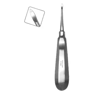 Straight root tip elevator standard handle