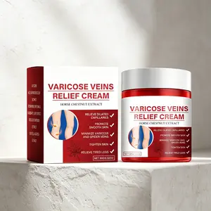 Minimize Varicose & Spider Veins – Varicose Veins Relief Cream 80g – Horse Chestnut Extract Formula – Relieves Dilated Capillaries, Tightens Loose Skin & Promotes Smooth Legs – Soothes Tired Achy Legs – Daily Vein Care
