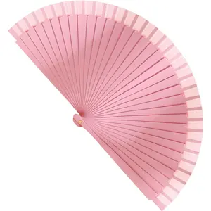 8.2in Handheld Folding Fan - Foldable, Portable, Stylish - Elegant Folding Hand Fan for Events, Parties, Women's Gatherings |   Silk and Wooden Elegance |   Handheld Fans, Classic Asian Style