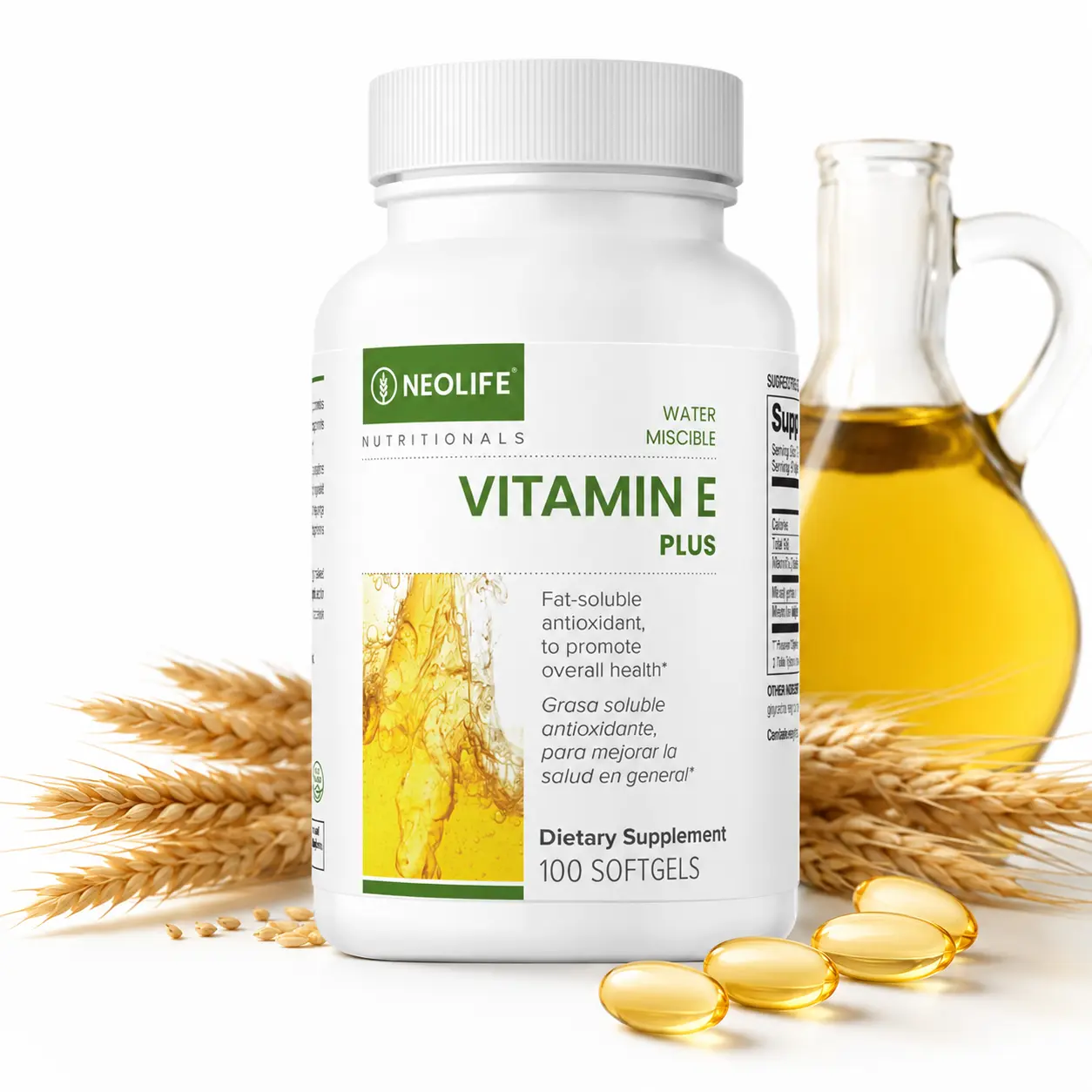 NeoLife Vitamin E Plus Softgels | Natural Vitamin E Supplement | 100 Softgels