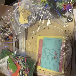 DIY Wooden Book Nook Kit, 3D Wooden Puzzle, Creative Model Kit for Bookshelf Decor, Farmhouse Wood Home Desktop Ornament