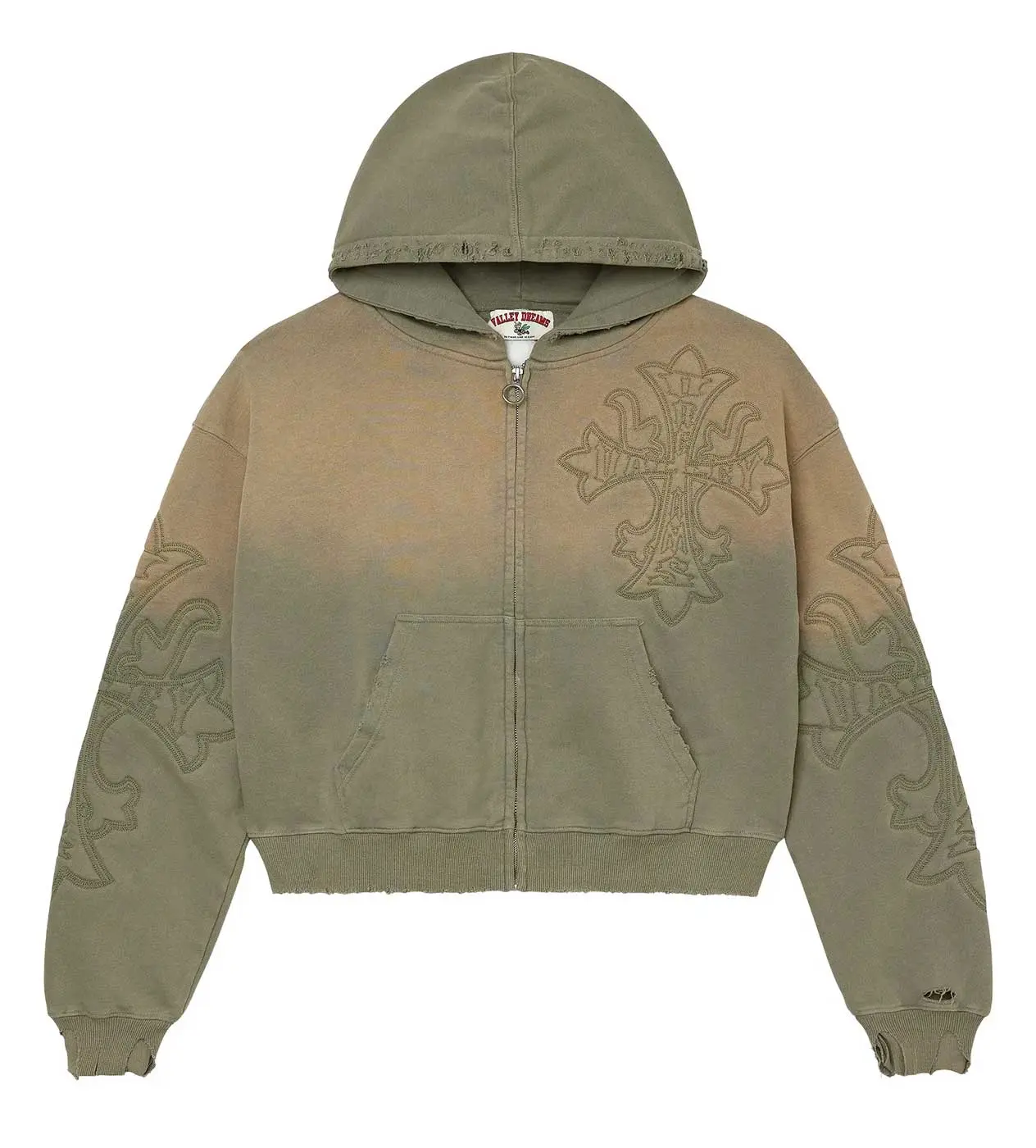 Vale Forever Carver Zip Up Hoodie Mystikal Green - TikTok Shop