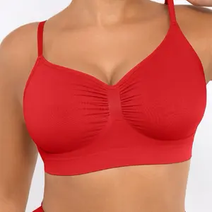Wireless Supportive Shaping Bra with Adjustable Straps for Comfort and Style