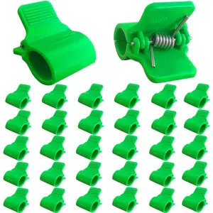 Greenhouse Clamps for 1/2 Inch PVC Pipe, Greenhouse Hoops,Support Frame, Grow Tunnel,Plant Support Garden Stakes.For Fixing Plant Cover, Garden Plastic Sheeting, Film Row Cover, Net.