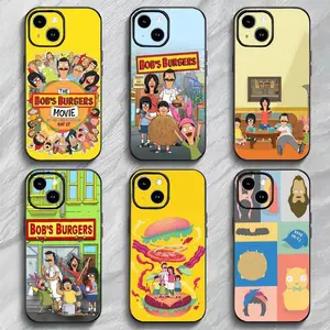Funny Cartoon B-Bobs B-Burgers Phone Case Soft Lightweight Protective Cover For iPhone 11-17 Pro Max/Plus & Samsung Galaxy S23-S25