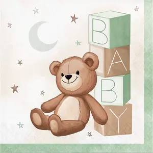 Teddy Bear Luncheon Napkins | 16 Pack