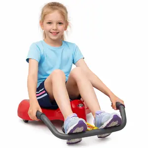 Kids Wiggle Car Ride On Toy, No Battery Swing Scooter for Boys Girls & Adults, Smooth Drift Sit Skate Car for Indoor Outdoor Play