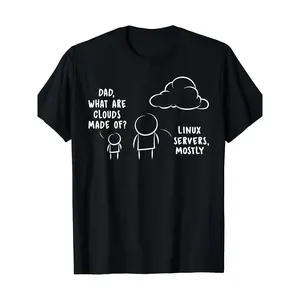Men's Short-Sleeve Round Neck Casual T-Shirt - Geek-Funny Streetwear Clothes for Software Developers & Computer Engineers