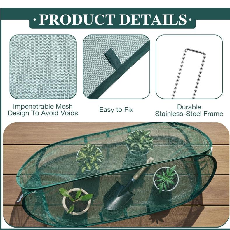 Garden bird netting for vegetables, potted plants, anti-insect protective net, cage mesh, mosquito net for farm planting