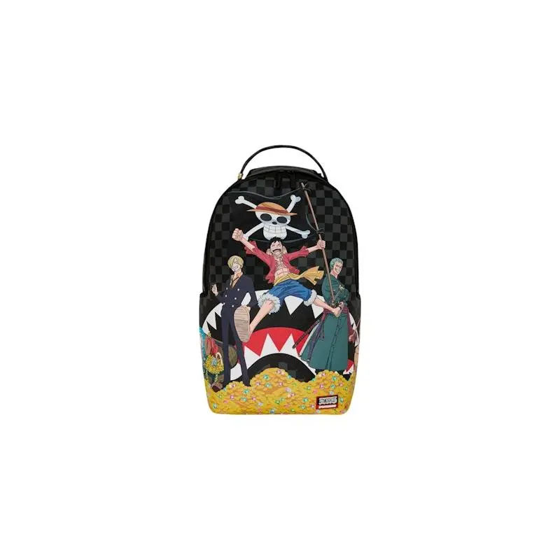 Sprayground One Piece Straw Treasure Hunt Backpack, from StockX
