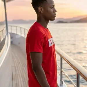 Mr. Unstoppable Red T-Shirt for Men - Perfect for Casual Wear and Everyday Style Menswear