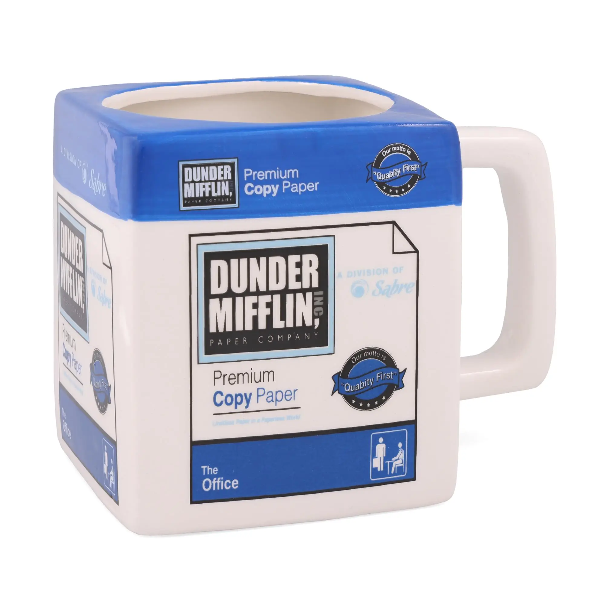 The Office Dunder Mifflin Sculpted Ceramic Mug | Holds 20 Ounces The Office Dunder Mifflin Sculpted Ceramic Mug | Holds 20 Ounces