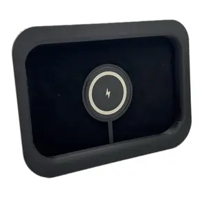 Audi Q5 Center Console Phone Holder and Charger - Compatible with iPhone and Android phones. car use smartphone cellphone