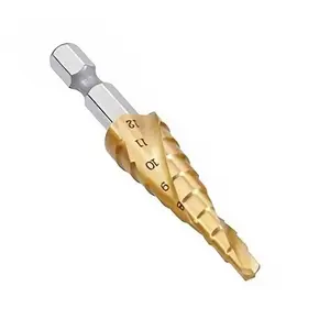 High Precision Center Drill Set, Drill Bit Set, HSS & Hard Alloy Double Material Center Drill, Spiral Groove Drill, CNC Positioning Drill, Step Drill Bits, Power Tool Accessories
